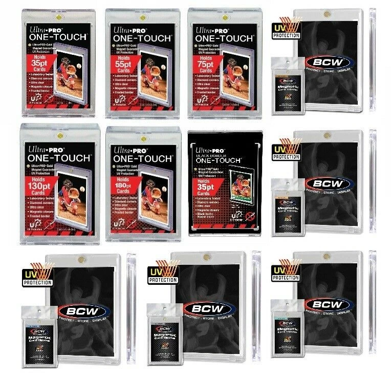10 Vetrine Da Parete Per Carte Da Baseball – Espositore Trasparente Per 60 Cards – 40x5 Cm – Autoadesive
