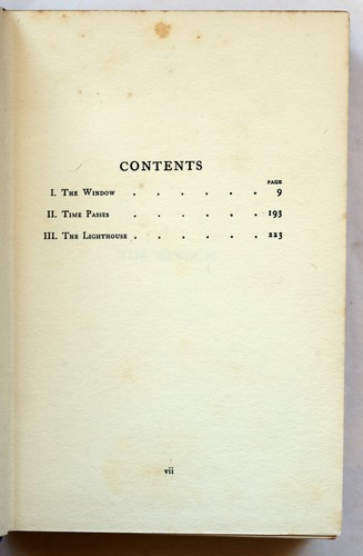 1927 - 1928 To The Lighthouse Virginia Woolf First Edition 3rd Impr Hogarth HB - Picture 7 of 9