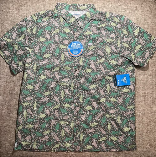 Columbia PFG Mens XL Vented Fishing 