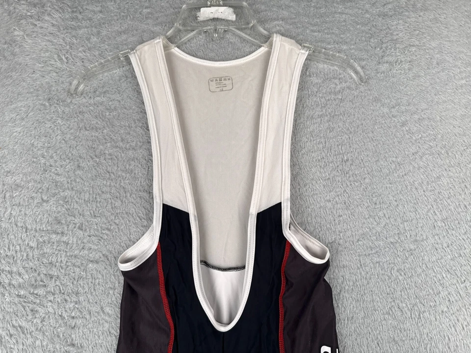 Culotte con tirantes Cannondale ciclismo adulto extra pequeño rojo negro mezcla de nailon acolchado Foto 4 de 4