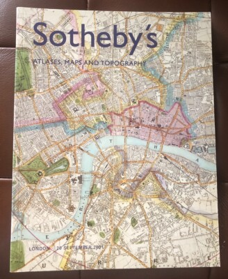 SOTHEBY'S  AUCTION  CATALOG 2001 ATLASES, MAPS AND TOPOGRAPHY