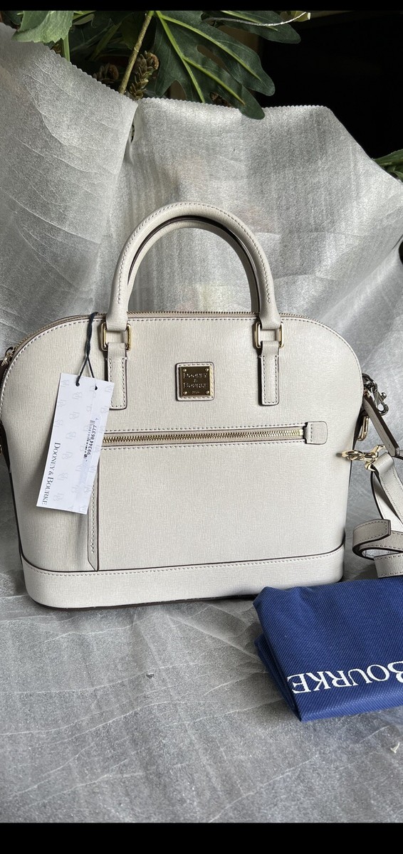 DOONEY&BOURKE シボ革ショルダーバッグ フラップ アイボリー USA s-l1200.jpg