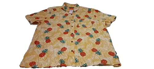 MARGARITAVILLE / JIMMY BUFFET Herren Hemd / Ananas Print / Large 100% Rayon - Bild 2 von 11