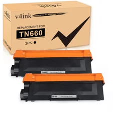 2PK TN660 Toner Cartridge for Brother TN 630 MFC-L2700DW MFC-L2740DW DCP-L2540DW