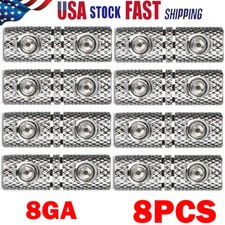8PC Wire Coupler Terminal Butt Connector 8 GA Gauge Input Output Set Screw USA
