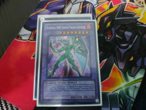 Elemental HERO Shining Phoenix Enforcer LCGX-EN13 - Secret Rare - Yu-Gi-Oh! Card - Picture 1 of 1