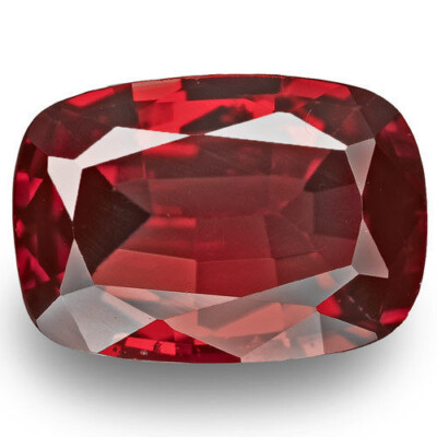 BURMA Spinel 0.96 Cts Natural Untreated Red Cushion