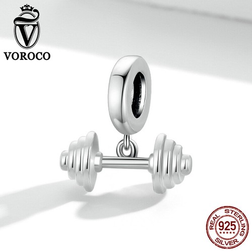Ciondolo Ciondolo Moda Argento Sterling 925 Zirconia Perline Fai da Te Bracciale Ciondolo Voroco - Foto 59 di 205