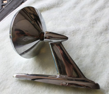 Vintage Ford Fomoco Side View Mirror 4-38 Round Chrome Base Vintage Ford Fomoco Side View Mirror 4-38 Round Chrome Base