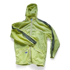 Vintage 60's 70's Adidas Rain Jacket Windbreaker Size M, Rare