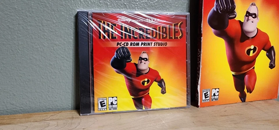 The Incredibles PC CD-ROM Print Studio Disney Pixar Windows 98/Me/XP Sealed - Image 3 of 4