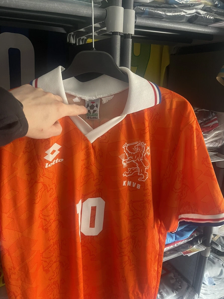 Maillot Football Hollande Domicile 1994/96 - Lotto - Taille XL - Occasion État Correct
