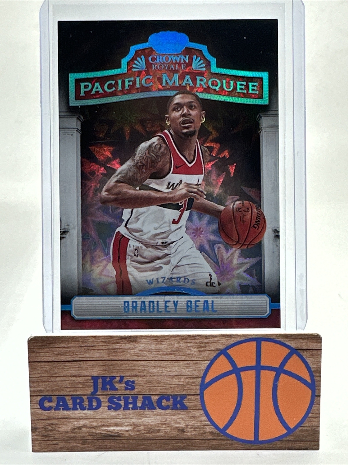 2018-19 Panini Crown Royale Bradley Beal Pacific Marquee #40 Wizards/Suns