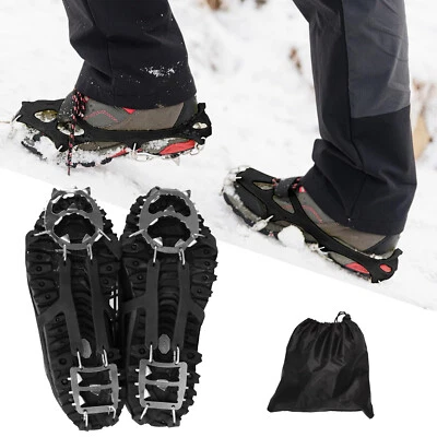 MARKENLOS Schuhkrallen Schuhspikes Bergschuhe Spikes für Schuhe Eisspikes Schneeketten DHL