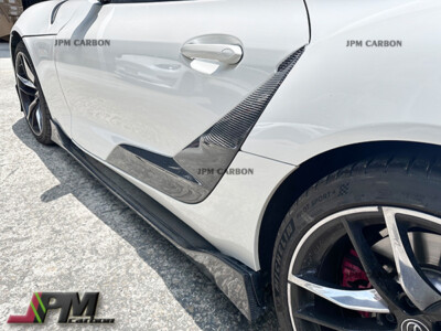 TD Carbon Fiber Door Penal Garnish Trim Cover For 2019-2022 GR Supra A90 A91 CF