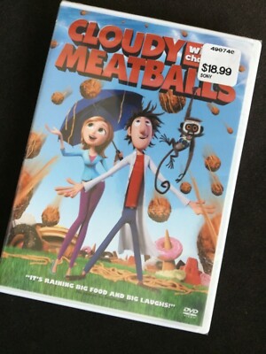 Cloudy With a Chance of Meatballs (DVD, 2010) NEW