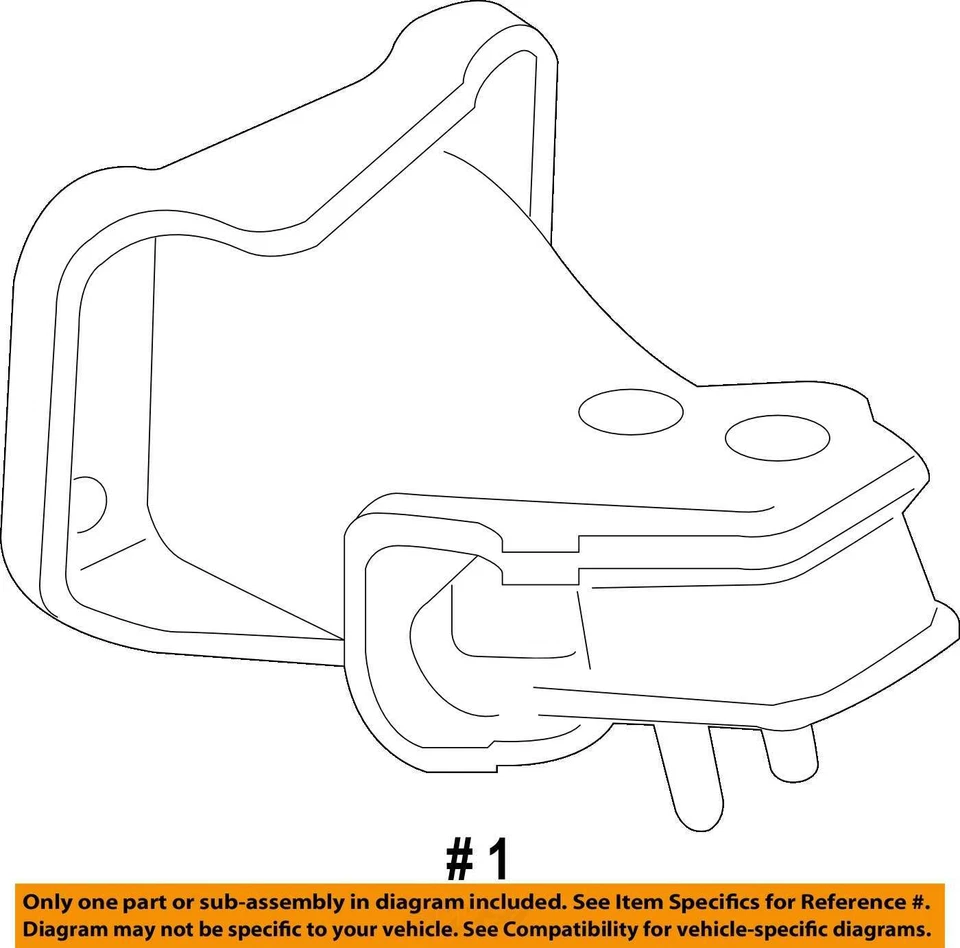 NISSAN ARMADA  Engine Motor Mount Support Set Left & Right LH&RH  2017 2023 OEM - Image 4 of 4