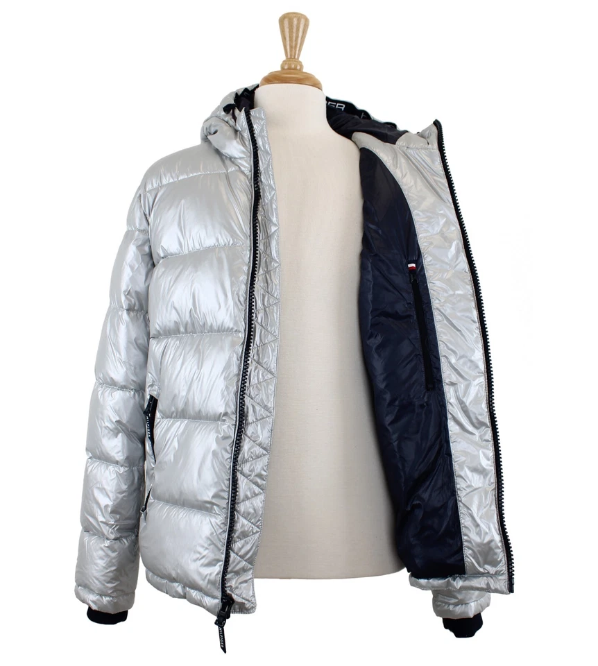 Tommy Hilfiger Men's Jacket Quilted Puffer Hooded Classic, Ultra Loft MSRP $250 - Image 3 of 4