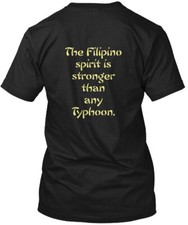 Typhoon Yolanda T-Shirt Made in the USA Size S to 5XL