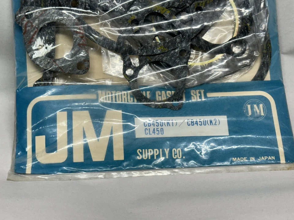 ✅Conjunto completo de juntas Honda CB450 (K1, K2) CL450 NOS feito no Japão, vendedor dos EUA - Imagem 4 de 4