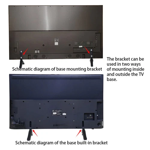 TV Stand Base Mount For 32-65" LCD Television Bracket Table Holder Monitor Mount - Picture 7 of 11