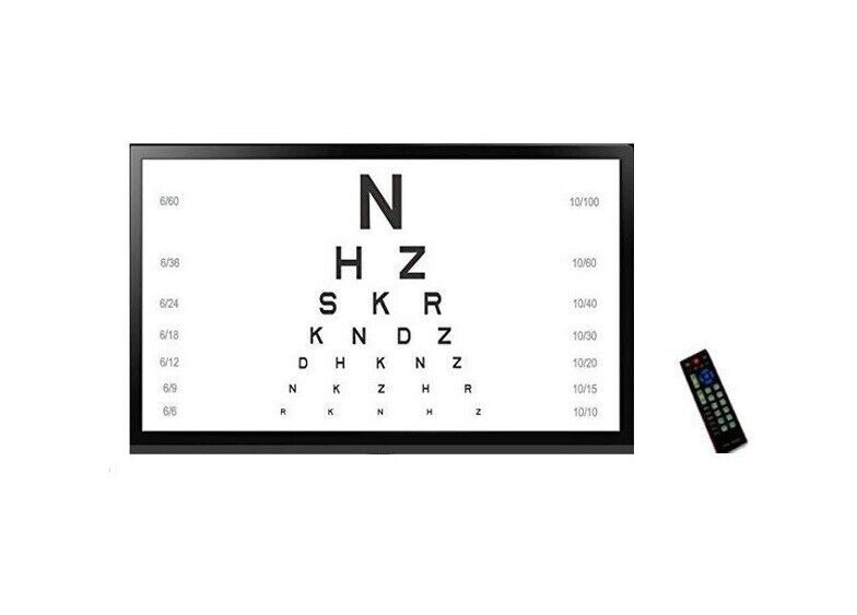 Huanyu Tableau D'acuité Visuelle Numérique Plein écran Sans Cadre Avec