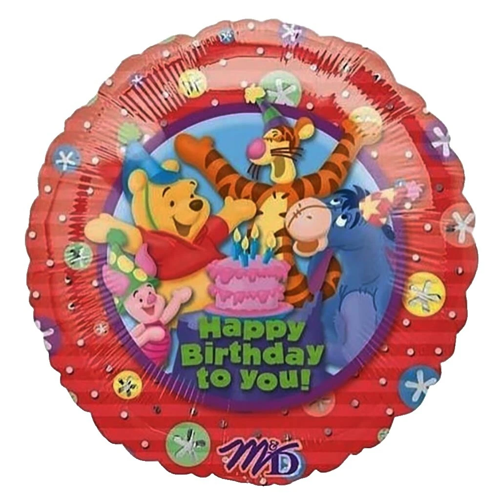 Disney Winnie the Pooh Globos de papel aluminio de Fiesta