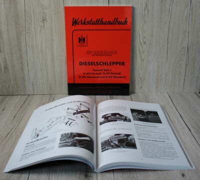 MC Cormick / IHC Werkstatthandbuch für Traktor D215 D 215