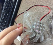 1X Silent Cooler Small Clear PC Fan for Computer Cooling DC 5V 0.21A 60 60 12mm