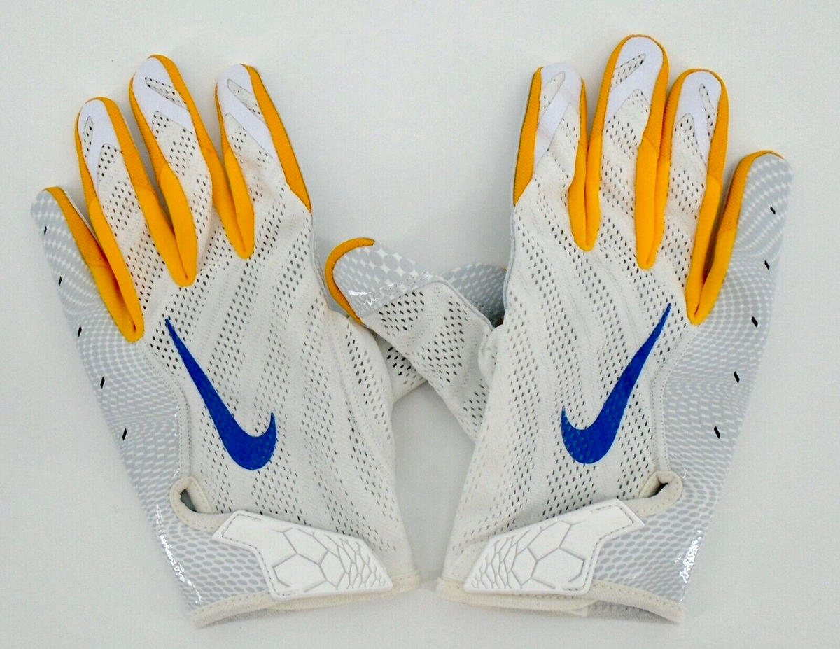 Nike Vapor Knit Football Gloves Men's Large NFL Chris Harris White