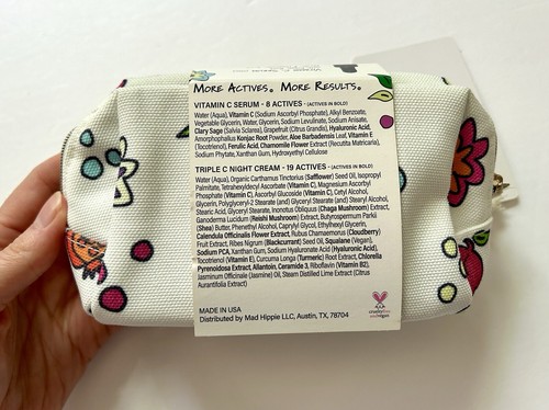 NEW! Mad Hippie SET w/HOLIDAY BAG Skin Brightening, Cream, Cleanser & Mask, RARE - Picture 4 of 23
