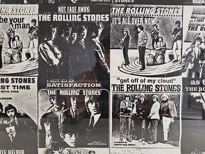 Vintage Original Rolling Stones Promotional Poster 1989