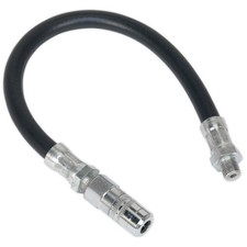 Image of Sealey Rubber Delivery Hose - 4-Jaw Connector Flexible 300mm 1/8"BSP Gas