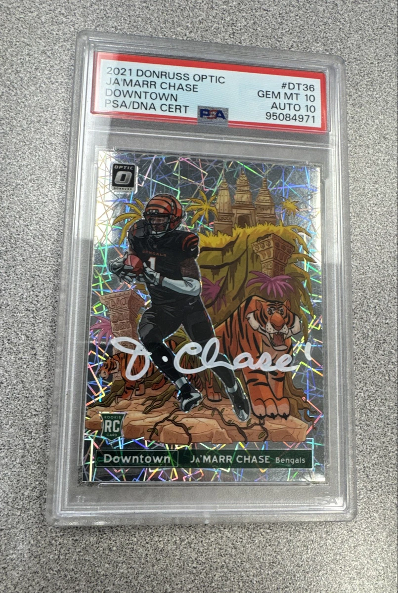 2021 Panini Donruss Optic Ja'Marr Chase #DT-36 for sale | eBay