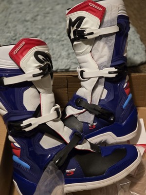 Alpine Star Tech 3  White Red Blue Brand New!! Inbox. 