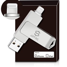 Genuine Apple MFi Certified iPhone USB Flash Drive 128GB - Real Capacity - No...