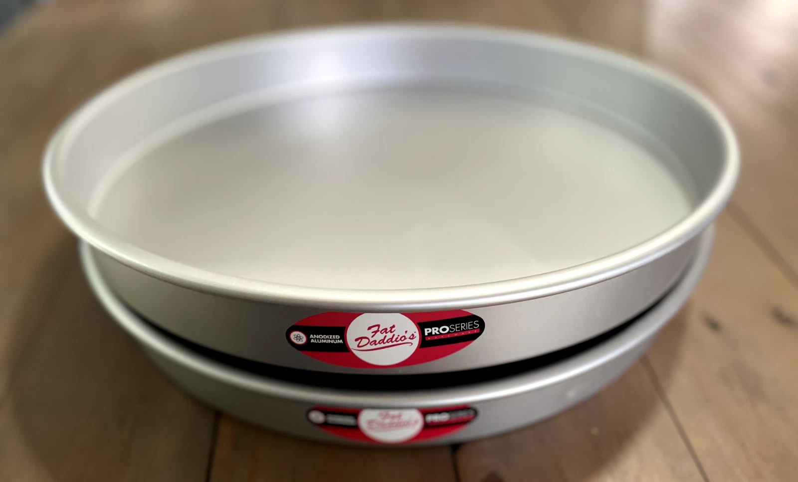 Set of 2 Large Fat Daddio's Anodized Aluminum Round Cake Pans 16 x 2 Inch Silver
Opens in a new wind