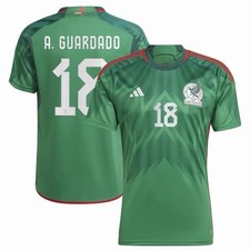 Andres Guardado Mexico National Team adidas 2022/23 Home Jersey - Green 