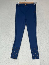 Aubrion  Breeches Equestrian Pants Blue Girls 9-10 See Stains