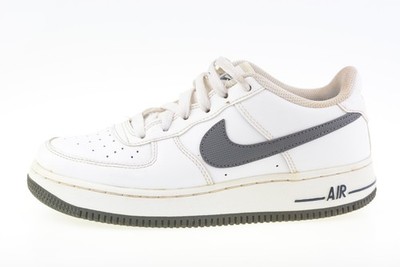 Nike Air Force 1 Low GS weiß/grau DJ4617-100 Junior Kinder Turnschuhe Größe UK 4