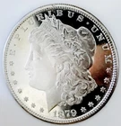 1879 S MORGAN DOLLAR! ULTIMATE BLK & WHITE CAMEO DMPL/PL SUPERB GEMBU++NR #64486