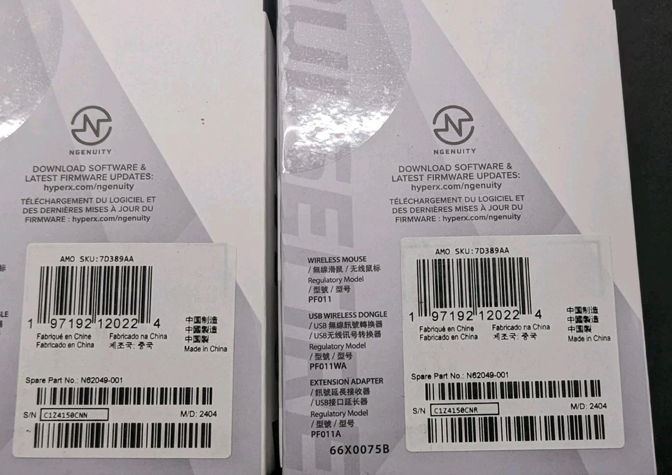 HyperX Pulsefire Haste 2 Mini Wireless White Gaming Mouse - Image 2 of 4