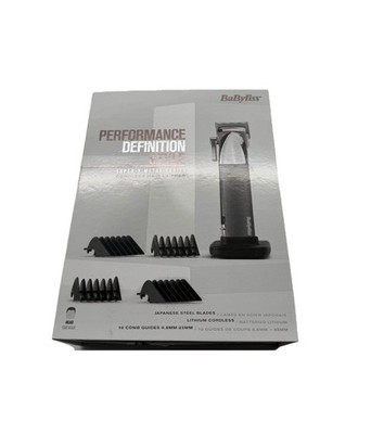 BABYLISS E996E Super-X Metal Haarschneider Kabelloser Japanische Stahlklingen