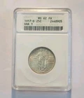 1917 D ANACS MS 62 FH VAR  1 25C Standing Liberty Quarter With Great Eye Appeal