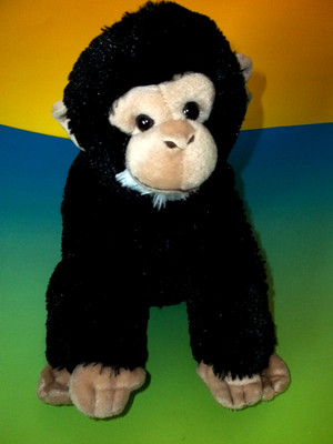 Wild Republic Chimp Baby   Chimpanzee Monkey Plush 12'' Cuddlekins  2012 NWT