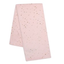 Lambs  Ivy Ballerina Baby Pink with Gold Stars 2-Sided Soft Baby Blanket