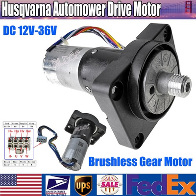#ad High Torque Husqvarna Automower Drive Wheel Motor DC12V 36V for Robot Lawn Mower $28.49
