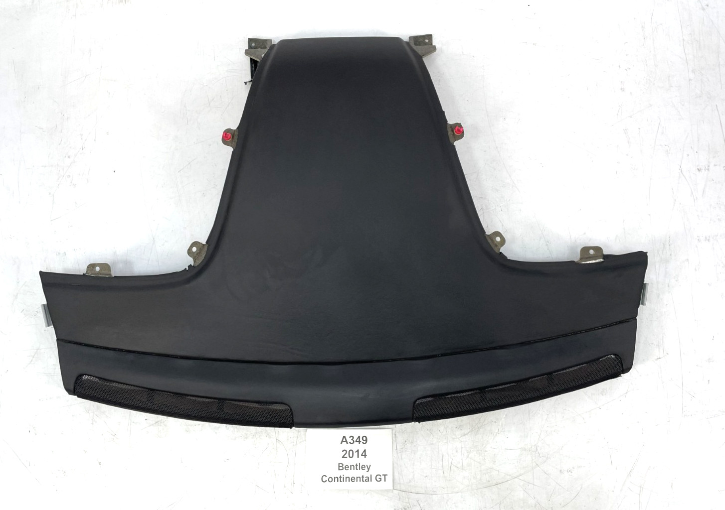 ✅12-17 OEM Bentley Continental GT Rear Parcel Shelf Trim Panel Black Leather
