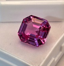 Pink Sapphire Natural Asscher Cut 9-11 Ct Loose EGL Certified Gemstone RK460