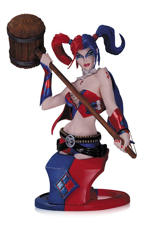 DC Comics Super Villains Bust Statue - Harley Quinn New 52 Bust